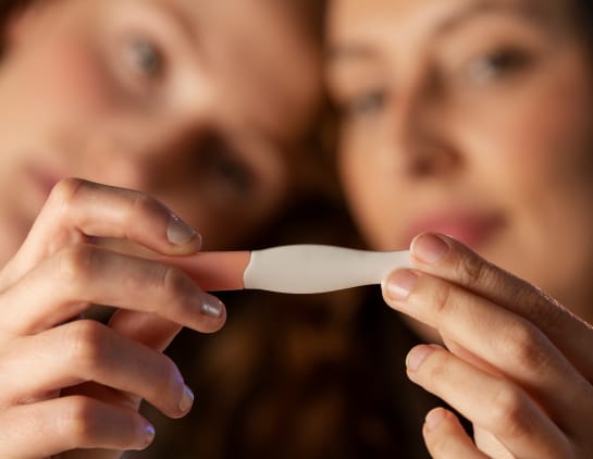 Mulher em tratamento de fertilidade